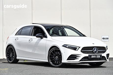 White 2021 Mercedes-Benz A-CLASS Hatch A250 4WD
