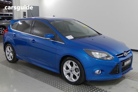 Blue 2015 Ford Focus Hatchback Sport