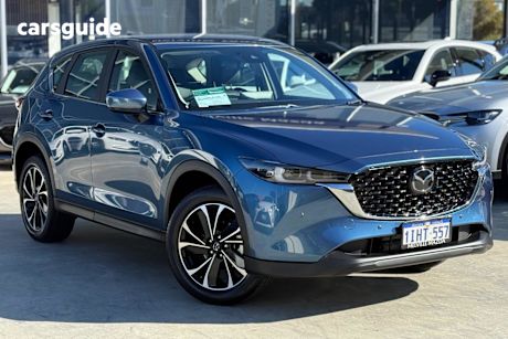 Blue 2024 Mazda CX-5 Wagon G25 Touring (Awd)