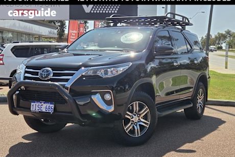 Black 2020 Toyota Fortuner Wagon Gxl Premium Interior B+R Trim