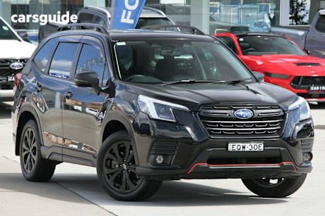 Black 2021 Subaru Forester Wagon 2.5I Sport (Awd)