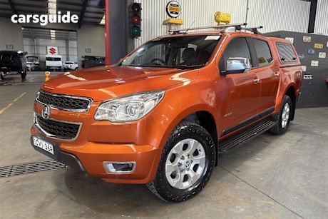 Orange 2014 Holden Colorado Crew Cab Pickup Ltz (4X4)