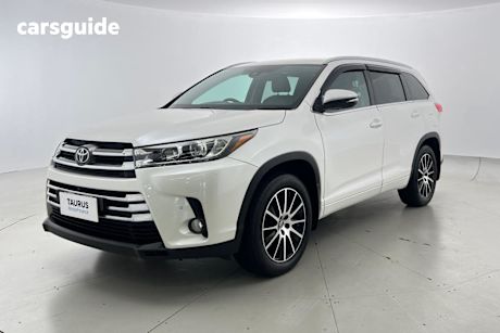 White 2019 Toyota Kluger SUV GRANDE 4WD