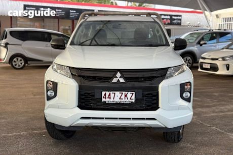 White 2019 Mitsubishi Triton Ute Tray GLX
