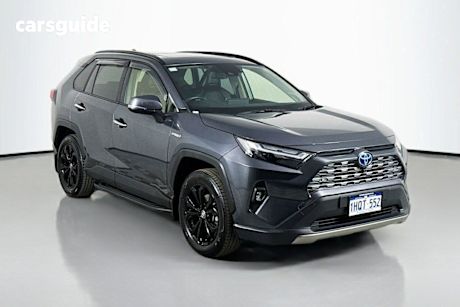 Silver 2022 Toyota RAV4 Wagon Cruiser (Awd) Hybrid