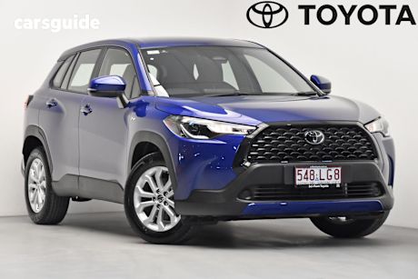 Blue 2024 Toyota Corolla Cross SUV GX F