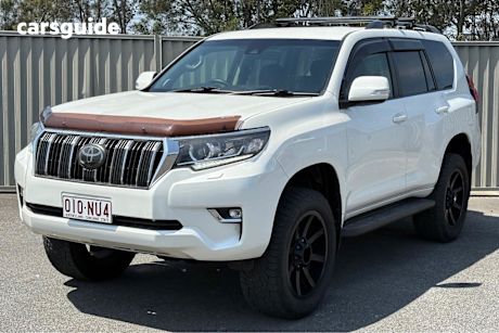 White 2017 Toyota Landcruiser Prado Wagon Gxl (4X4)