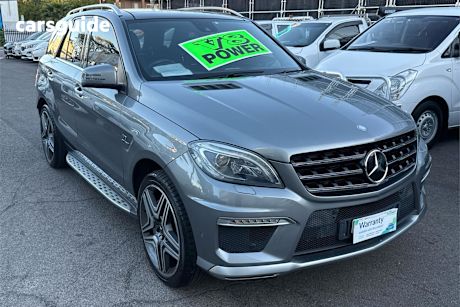 Silver 2012 Mercedes-Benz ML63 Wagon Amg (4X4)