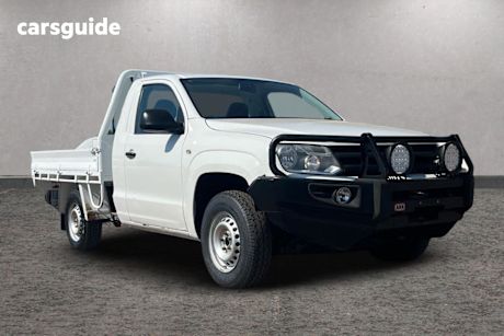White 2015 Volkswagen Amarok Ute Tray TDI420 4X4