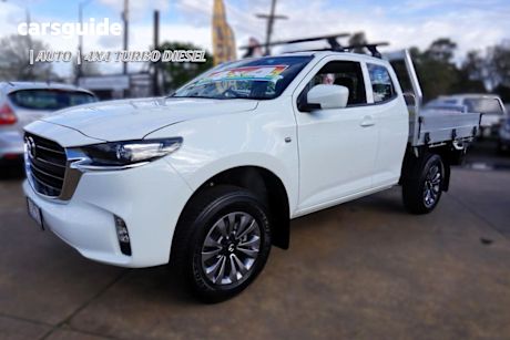 White 2024 Mazda BT-50 Ute Tray XT 4X4