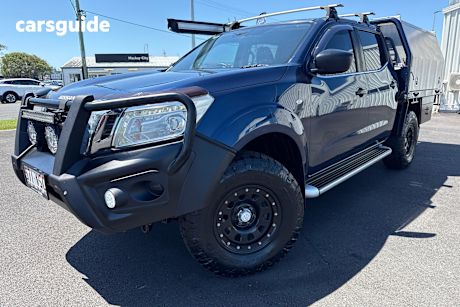 Blue 2018 Nissan Navara Ute Tray SL 4X4