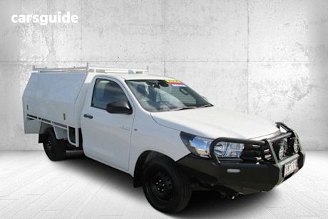 White 2022 Toyota Hilux Cab Chassis Workmate (4X2)