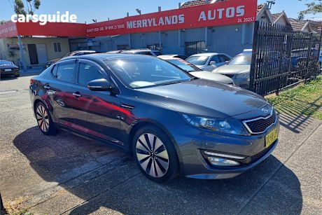 Grey 2012 Kia Optima Sedan Platinum