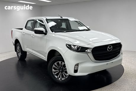 White 2023 Mazda BT-50 Ute Tray XT 4X4