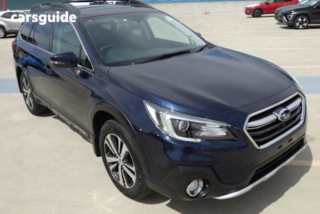 Blue 2018 Subaru Outback Wagon 2.5I Premium