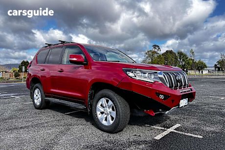 Red 2021 Toyota Landcruiser Prado SUV GXL 4X4