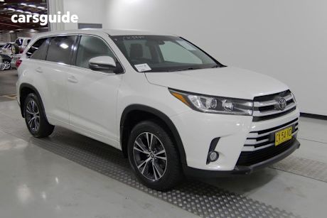 White 2019 Toyota Kluger Wagon GX (4x2)