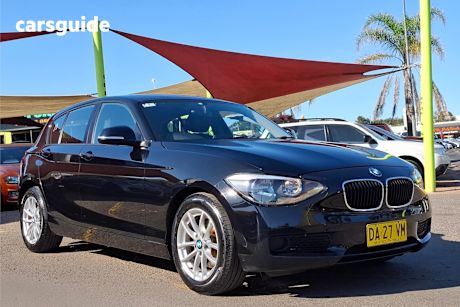Black 2013 BMW 1 Hatch 116I R