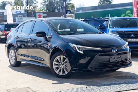 Black 2024 Toyota Corolla Sedan ASCENT SPORT HYBRID F