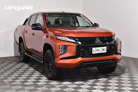 Orange 2021 Mitsubishi Triton Ute Tray GSR 4X4