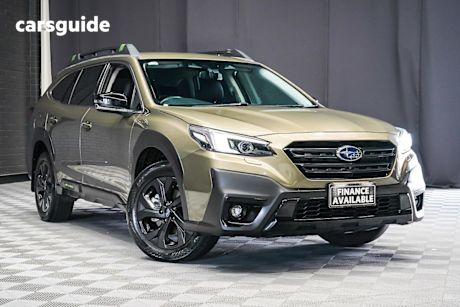 Green 2021 Subaru Outback Wagon Awd Sport
