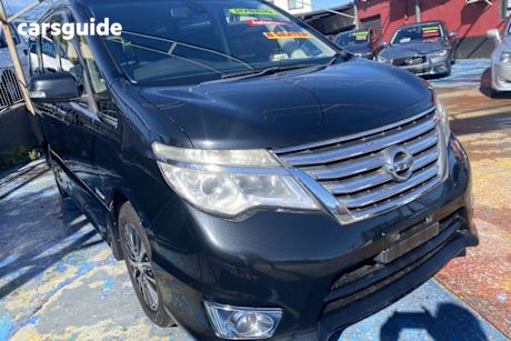 Black 2014 Nissan Serena SUV HIGHWAY STAR G (HYBRID) C26