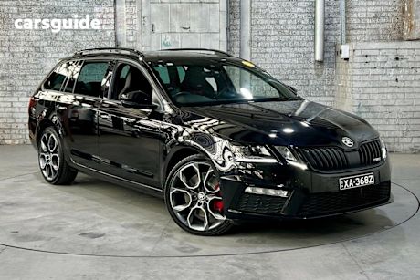 Black 2019 Skoda Octavia Wagon Rs 245 180 Tsi