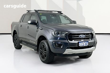 Grey 2020 Ford Ranger Double Cab Pick Up Wildtrak 2.0 (4X4)