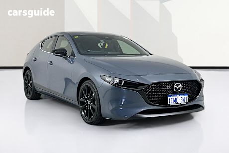 Grey 2022 Mazda 3 Hatchback G25 Evolve Sp