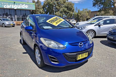 Blue 2010 Mazda Mazda2 Sedan MAXX F