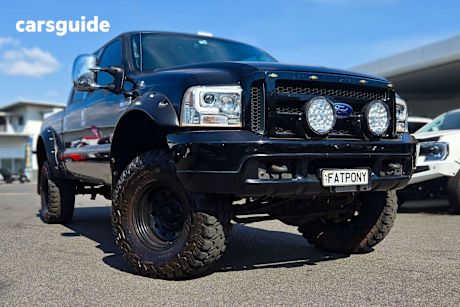 Black 2005 Ford F250 Ute Tray XLT 4X4