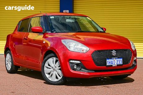 Red 2018 Suzuki Swift Hatchback Gl Navigator