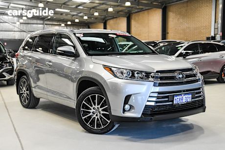 Silver 2018 Toyota Kluger SUV GRANDE 4WD