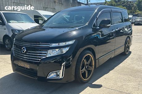 Black 2010 Nissan Elgrand SUV RIDER
