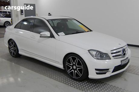 White 2012 Mercedes-Benz C250 Sedan Cdi Avantgarde Be