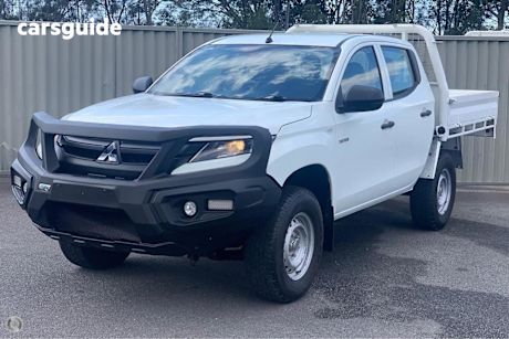 White 2019 Mitsubishi Triton Double Cab Pick Up Glx Adas (4X4)