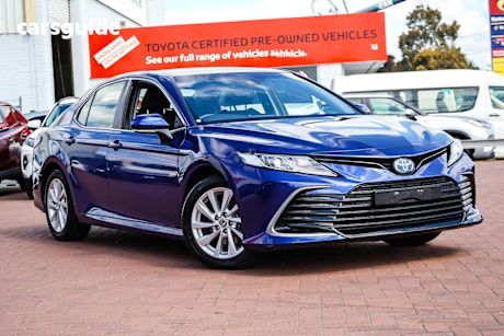 Blue 2022 Toyota Camry Sedan Ascent Hybrid