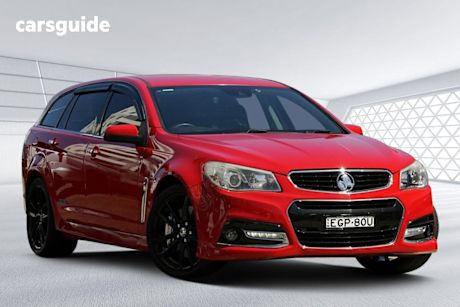 Red 2013 Holden Commodore Sportswagon Ss-V Redline