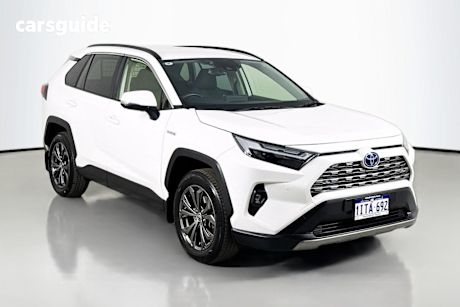 White 2022 Toyota RAV4 Wagon Gxl (2Wd) Hybrid