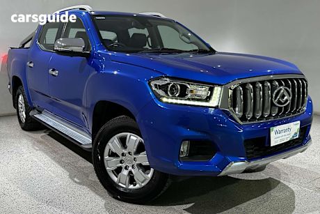 Blue 2021 LDV T60 Ute Tray LUXE 4X4