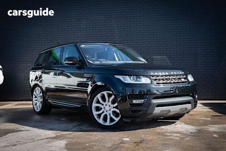 Black 2016 Land Rover Range Rover Sport SUV TDV6 SE 4X4