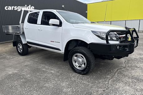 White 2019 Holden Colorado Crew Cab Chassis Ls (4X4)