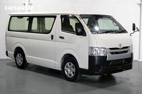 White 2020 Toyota HiAce Van Lwb