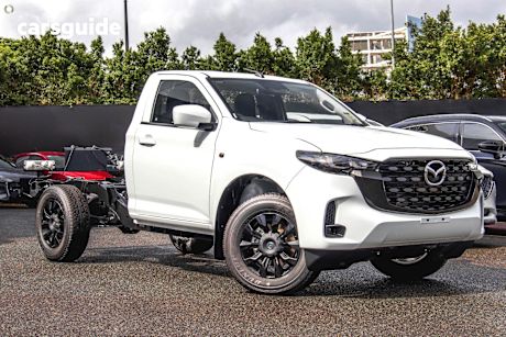 White 2025 Mazda BT-50 Ute Tray XT R