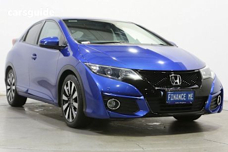 Blue 2015 Honda Civic Hatch VTI-LN F