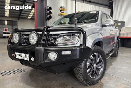 Grey 2022 Volkswagen Amarok Dual Cab Utility Tdi580 Highline 4Motion