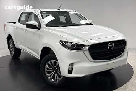 White 2023 Mazda BT-50 Ute Tray XT 4X4