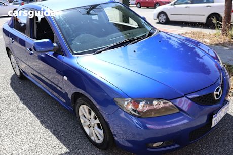 Blue 2007 Mazda 3 Sedan Maxx Sport