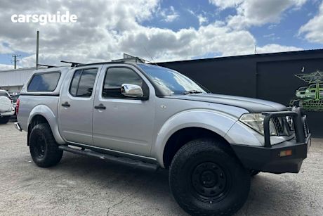 Silver 2007 Nissan Navara Dual Cab Pick-up St-X (4X4)