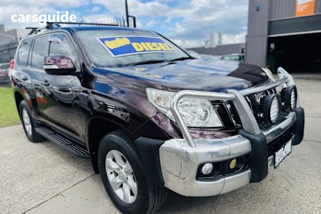 Red 2012 Toyota Landcruiser Prado Wagon Gxl (4X4)